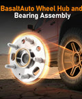 Front And Rear Wheel Hub Bearing Assembly With 5 Lug And ABS For Chevy Malibu Impala Buick Lacrosse Regal 2010 2017