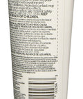 Back view of packaging with text for Advanced Silicone Kitchen And Bath Sealant 2.8 Oz Clear Mold Busting Odor Blocking Mildew Guard.