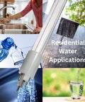 Replacement UV Bulb PUV-7 Lamp For PUV7 Series Water Systems displayed with residential water applications