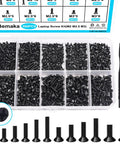 360Pcs Laptop Screws Assortment Kit For Notebooks And PCs With 12 Sizes M2 M2.5 M3 Alloy Steel Rust Resistant Tiny Fasteners