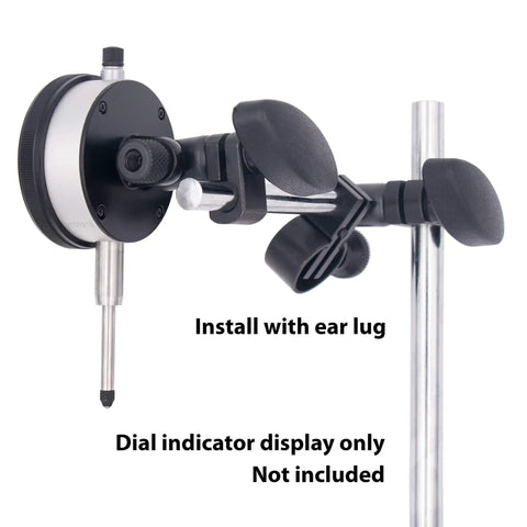 Heavy Duty Magnetic Base Stand For Digital Dial Indicator Gauge With Dual Adjustable Arms And 176 Lb Max Pull On Off Magnet V Shape Base Perfect For Metalworking Shops