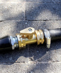 Heavy Duty Brass Garden Hose Shut Off Valve With Three Quarter Inch Male And Female Connectors Solid Brass Ball Valve for outdoor