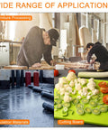 Wide range of applications for UHMW Sheet One Quarter Inch Thick White HDPE Plastic Board including furniture processing and cutting board.