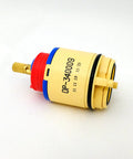 Pressure Balance Ceramic Disc Cartridge For Tub And Shower Valves With Stainless Steel Spool To Keep Water Temperature Safe Within 3.6 Degrees Fahrenheit