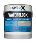 Water Block Acrylic Masonry Waterproof Paint White One Gallon For Indoor And Outdoor Concrete Walls Basements Foundations