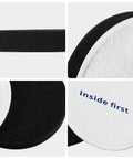 Collage showing details of Replacement Vacuum Filters For Eureka Power Speed Upright Vacuums NEU Series NEU182A NEU182B NEU180 4 Pack.
