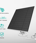 5W Solar Panel Charger For Eufy Outdoor Cameras Compatible With EufyCam 3 3C 2 2 Pro 2C 2C Pro E E20 E40 L20 L40