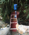 Installed Dope 1000 Watt Axial Flow Hydro Turbine Generator For Low Head Hydropower Projects in natural setting.