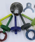Speedometer Gear Kit For 700R4 And BOP TH350 With 2 Inch Housing Seals Retainer Clip And Drive Gears 15 17 18 19 41 To 45