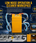 Pro Grade Thread Trimming Machine With Dual Heads Automatic Oil Feed Adjustable Airflow And Continuous Run for cleaner workspace