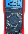 Heavy Duty Automotive Multimeter Featuring True Rms Accuracy And Cat Iii 600V Safety for measuring voltage with display.