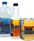 All In One Fuel Tank Sealer Kit For Up To 25 Gallons With Included Klean RustBlast Tank Sealer Gloves And Full Instructions