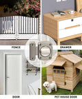 Gate latch and sliding bolt lock for cabinets, sheds, and storage boxes, double sided rotating hardware in brushed zinc alloy finish