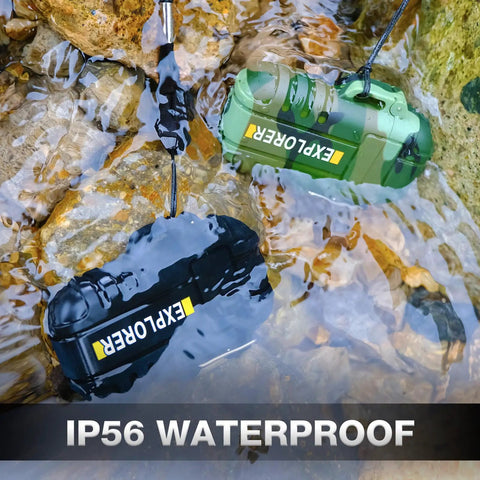 2 Pack Waterproof Lighters For Outdoors, Windproof Torch And USB Rechargeable Arc Lighters shown submerged to illustrate IP56 waterproof feature.
