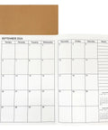 A5 Calendar Planner Inserts for Travelers Notebook Two Year Calendar Set July 2026 Through June 2028 open to September 2026