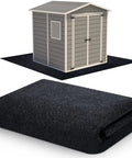 Outdoor Shed Floor Mat 6 By 8.2 Ft Waterproof Nonslip Rug for carport patio garage garden protecting your shed floor from mud and moisture all seasons