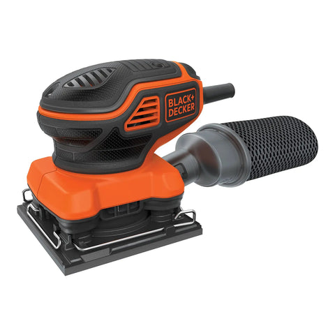 Powerful Two Point Zero Amp Orbit Sander For Serious Finish Work On Wood Metal And Plastic One Hand Use With Slick Soft Paddle Switch