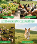 Go To Solar Fence Charger Energizer With 0.11J Output 5 Mile Range 24 Seven Protection Portable Solar Powered Electric Fence Kit For Garden And Farm Animals in garden, poultry, livestock, and pet fence applications.