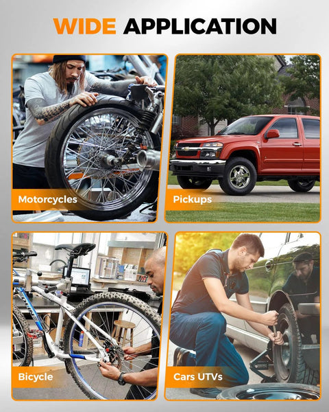 Axle Spindle Rethreading Kit For Mechanics, 16 Piece Precision Restorer Master Repair Set With Thread File And Spindle Thread Chaser usage on motorcycles, bicycles, cars, and pickups