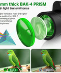 Image showing BAK-4 prism of 80x100 HD Monocular Telescope with superior light transmittance for clear wildlife viewing