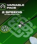 Ten Foot Green Golf Putting Mat With Realistic Surface For Indoor And Outdoor Training Boost Distance Control And Accuracy