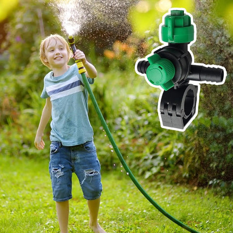 Wide Angle Garden Sprinkler Nozzle With Triple Rotating Fan Head Easy Adjustable Watering Spray For Lawn And Garden Greenhouse Outdoor