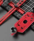 Knockout Universal Router Base Plate With Dual Handle Heavy Duty Aluminum Alloy Template Guide for precise trimming and milling tasks.