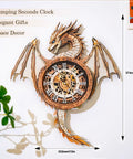 Dragon Clock 3D Puzzle Kit For Adults Hands On Wooden Puzzle Craft To Build An Epic Standout Timepiece Wall Decor And Brain Teaser You Can Finish On A Weekend. 374mm x 332mm wooden dragon wall clock