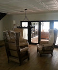 Room showing installed Glue Up Foam Ceiling Tiles White Pack Of Eight Covering 21.6 Square Feet Lightweight Insulating Popcorn Ceiling Cover