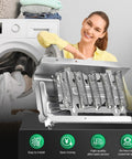 Beefed Up Stainless Steel Dryer Heating Plate Upgrade for Major Appliance Brands Including Whirlpool Kenmore Maytag Amana Admiral Roper W10724237 3403585 Replacement Part Rustproof Deformation Resistant with heat insulation layer installed in a dryer setup, showing heating plate coils.