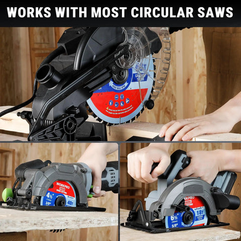 Image showing circular saws with 10 Inch 60T Fine Finish Woodworking Circular Saw Blade For Plywood And Trim With Thin Kerf 1.8mm Carbide Tipped for smooth cutting.