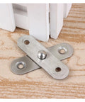 Self Closing Reversible Door Hinge With 360 Degree Hidden Stainless Steel Construction on wooden surface