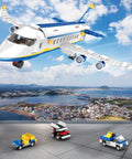 510 Piece City Passenger Airplane Building Set 6 In 1 Plane Building Blocks Toys for STEM Aircraft Bricks with vehicles
