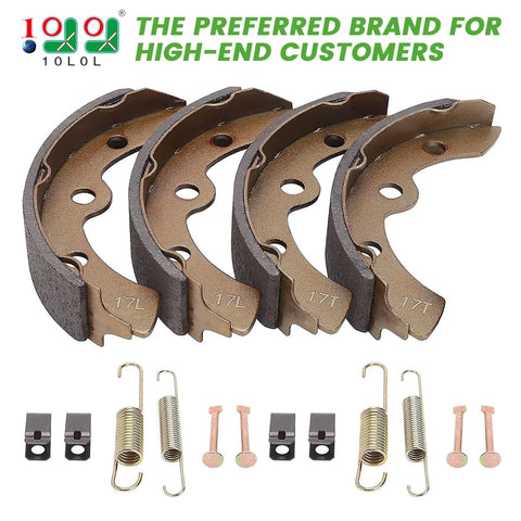 Golf Cart Brake Shoes And Spring Kit To Boost Braking Power For Club Car DS And Precedent 1995 Up Tempo 2018 Up EZGO