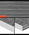 Activated Carbon Cabin Air Filter For Honda Civic CR-V Accord Odyssey Pilot Ridgeline MDX RDX TLX And Acura Models Keeps Odors Dust Pollen Out