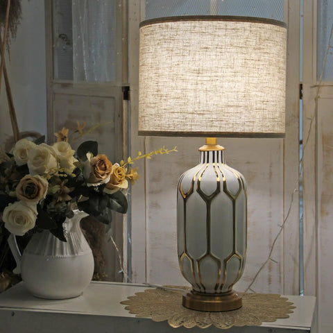 Beige Linen Drum Lampshade Set Of 2 For Table Floor And Pendant Lights With UNO Fitter And Spider Compatibility, Classic Round Lamp Covers