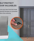 Heavy Duty Rubber Door Stoppers Set Of 6 For Carpet Hardwood Concrete And Tile Doors Wedges That Grip And Stay Put In Use
