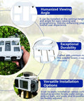 Simple No-Fuss 4-Port Smart Hose Timer Wall Mount Kit For B-Hyve XD Holder highlighting installation options and durability