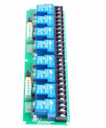 Beefy Eight Channel Relay Module With Optocoupler Isolation For PLC Automation And Industrial Control 12V DC Coil High Or Low Level Trigger