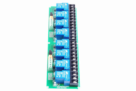 Beefy Eight Channel Relay Module With Optocoupler Isolation For PLC Automation And Industrial Control 12V DC Coil High Or Low Level Trigger