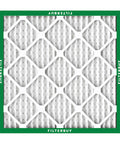 Front view of a 20x20x1 Air Filter MERV 8 For Dust And Allergen Defense Electrostatic Pleated Replacement For HVAC Units 5 Pack Actual Size 19.5 X 19.5 X 0.75