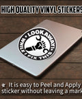 Funny Handyman Mechanic Sticker Set Waterproof Vinyl Decals For Cars Trucks Laptops Helmets Water Bottles Bicycles Luggage And More Easy Peel And Stick 4 Inch on laptop
