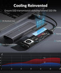 Sleek External NVMe SSD Enclosure With Thunderbolt 4 And USB4 Ports Delivers Beast Mode 40Gbps Speeds shown with cooling features.