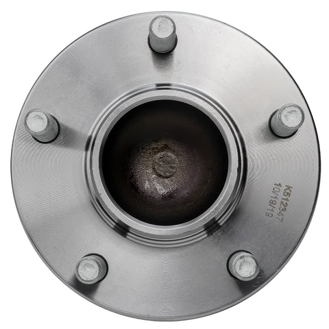 Pair Rear Wheel Bearing Hubs Assembly For 2004-2013 Mazda 3, 2009-2013 Mazda 3 Sport, 2006-2017 Mazda 5 With ABS, 5 Lug Top View