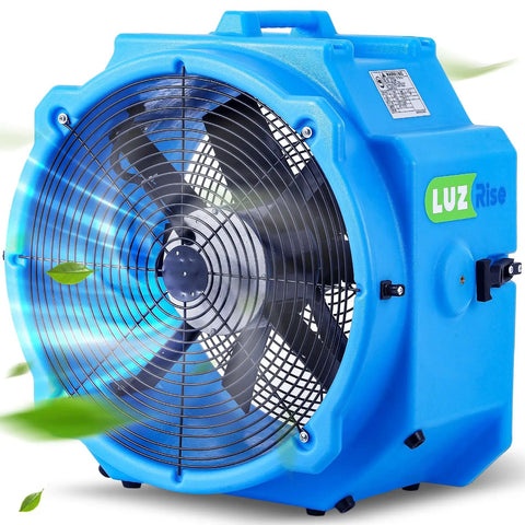 Front view of 16.5 Inch Axial Blower Exhaust Fan Heavy Duty Industrial Vent Fan With 4000 CFM High Velocity Airflow