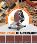 Dope Compact Mini Electric Belt Sanding Machine Knife Sharpener Kit With 7 Speed Adjustable Power Polisher for DIY Projects