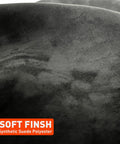 Black car headliner fabric; synthetic suede with foam backing
