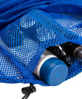 Premium Mesh Equipment Bag With Adjustable Drawstring Closure For Swim Gear Durable Royal Blue Tote With Inner Pocket