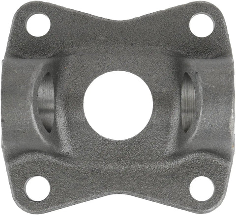3-2-1839 Driveshaft Flange Yoke Direct Bolt On Replacement For 1410 Series Heavy Duty U Joint Spindle Rugged Silver Finish Easy Install Fits Standard Drive Shafts Durable Steel Auto Part Made In USA, steel yoke front view