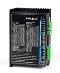 Powerful Digital CNC Stepper Motor Driver For DIY CNC Machining, 2.2A to 8.2A Peak Current, Works With 20-110V AC Or 20-160V DC, Ultra Fast 300KHz Pulse Response, 16 Subdivision Modes (400 to 51200), Easy Setup And Precise Motion Control; black DMA860S driver